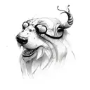 Бафомед tattoo design idea