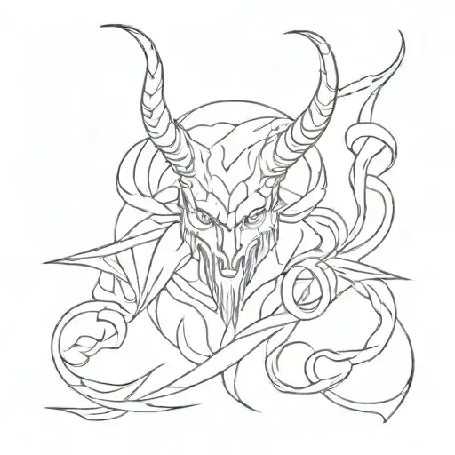 diablo tattoo design idea