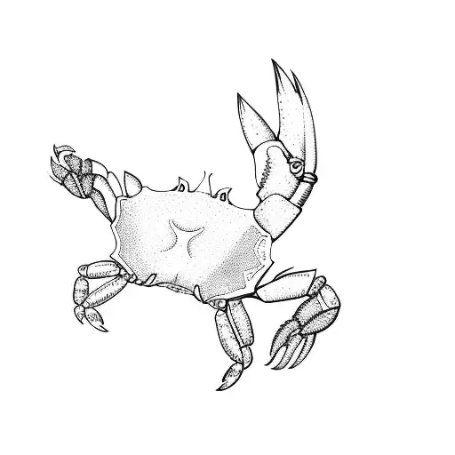 a crab tattoo design idea