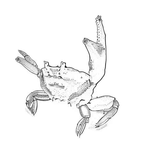a crab tattoo design idea