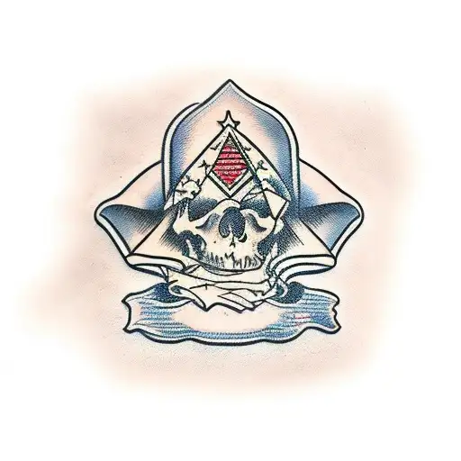 guillotine tattoo design idea