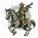 GTA, Doom, Red dead redemption 2,  tattoo design idea