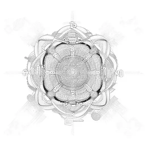 korean flaf tattoo design idea