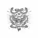 korean flag tattoo design idea