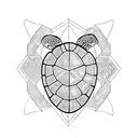 Turtle tattoo design idea