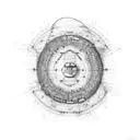 A stylized map combining the city skylines of New Orleans, Dallas, and Oklahoma, with a football at the center tattoo design idea