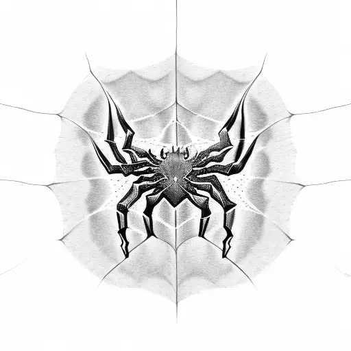 spiderman vs venom tattoo design idea