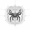 spiderman vs venom tattoo design idea