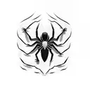 spiderman vs venom tattoo design idea