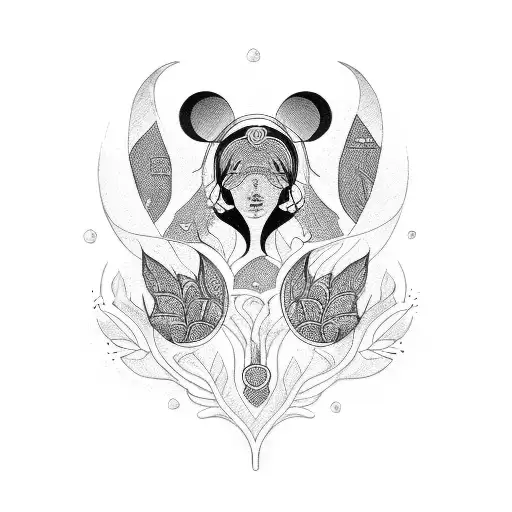 summer willow tattoo design idea