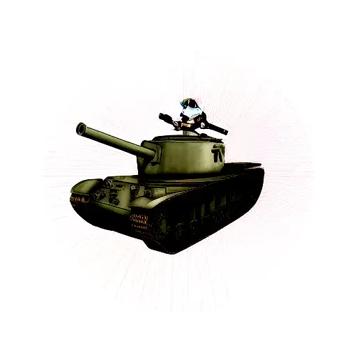 tank tattoo design idea
