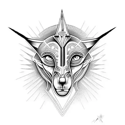 Anubis tattoo design idea
