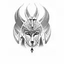 Anubis tattoo design idea