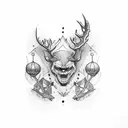 Santa Barbara  tattoo design idea