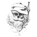 Santa Barbara  tattoo design idea