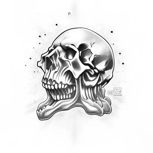 Smile Skulls tattoo design idea