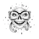 Smile Now Cry Later tattoo design idea