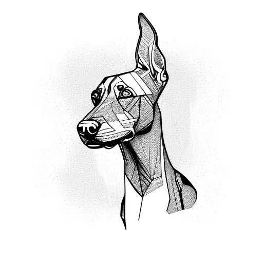 doberman tattoo design idea