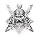 odin, strength, power, wisdom, discipline, respect, hard work tattoo design idea