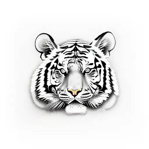 Tiger tattoo design idea