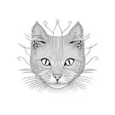 Intricate welding tools forming a cat silhouette tattoo design idea