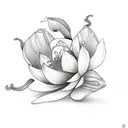jasmine flower tattoo design idea