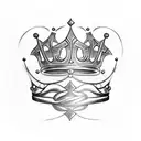 King's Crown tattoo design idea