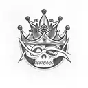 King's Crown tattoo design idea