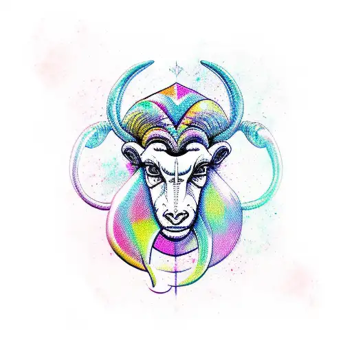 Aries  tattoo design idea
