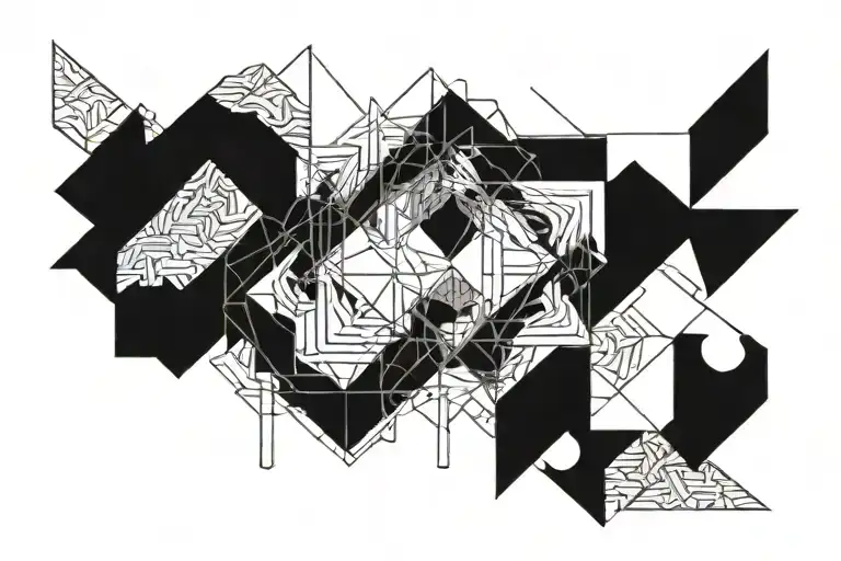 pain hatred grief tattoo design idea