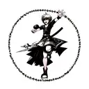add a keysword from kingdom Hearts in the back tattoo design idea