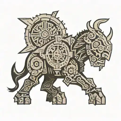 Shadow of The Colossus Magic Sigil tattoo design idea