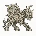 Shadow of The Colossus Magic Sigil tattoo design idea