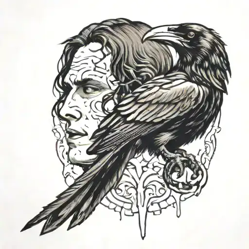 brandon lee the crow tattoo design idea