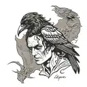 brandon lee the crow tattoo design idea