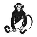 three wise monkey tattoo design idea