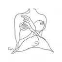 boobies tattoo design idea
