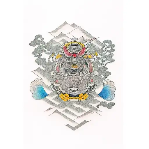 tranquility  tattoo design idea