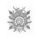 tranquility  tattoo design idea