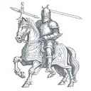 Teutonic knight   tattoo design idea