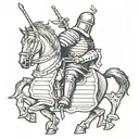 Teutonic knight   tattoo design idea