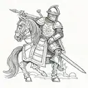 Teutonic knight   tattoo design idea