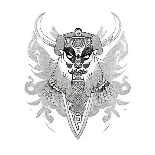 ukrainian cossack tattoo design idea