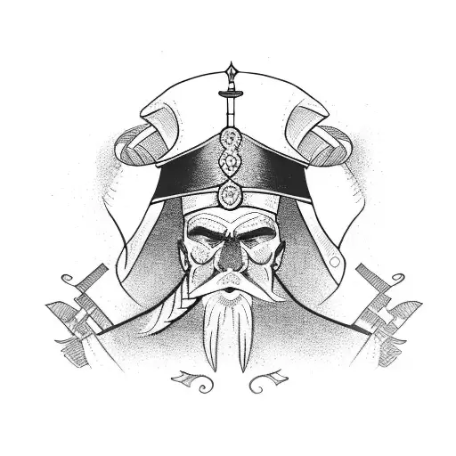 ukrainian cossack tattoo design idea