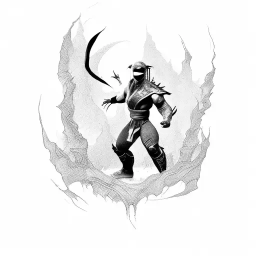 mortal kombat  tattoo design idea