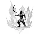 mortal kombat  tattoo design idea