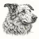 sheepdog tattoo design idea