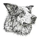 sheepdog tattoo design idea