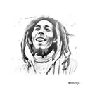 bob marley tattoo design idea