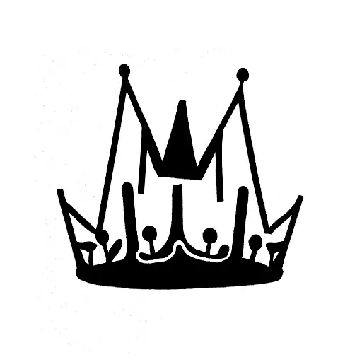 make a tattoo with a crown, and in the crown the line "aint no mountain high eno tattoo design idea